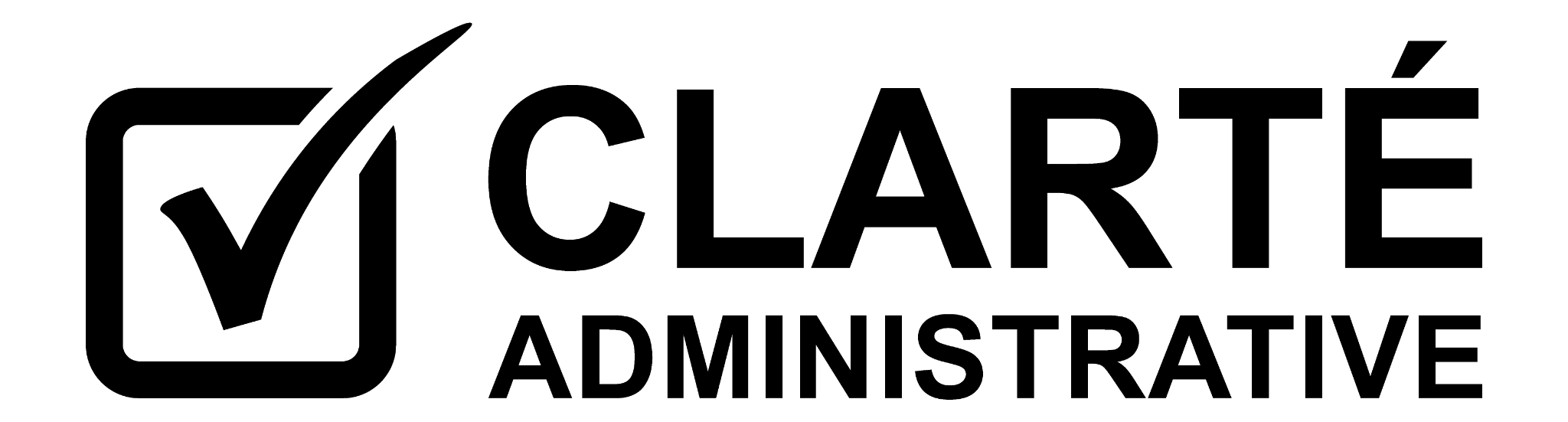 Clarté Administrative — logo noir