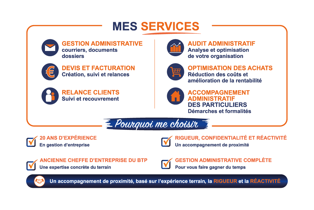 Clarté Administrative — carte de visite verso