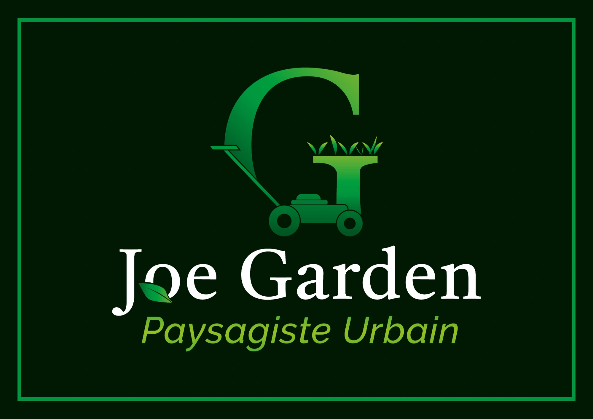 Joe Garden — logo Paysagiste Urbain